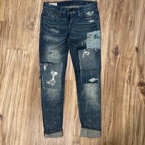 Polo Ralph Lauren Jeans Skinny Tompkins Patchwork